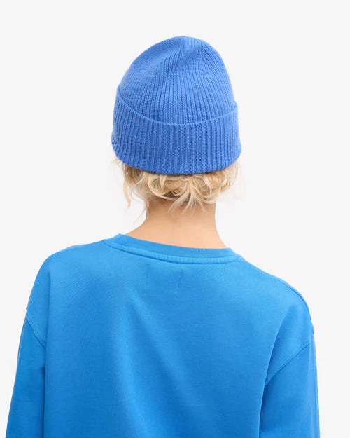 Merino čiapka COLORFUL STANDARD - Pacific blue
